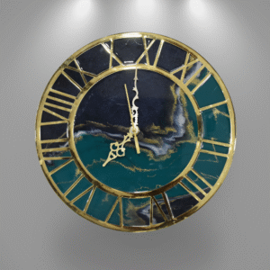 Luxury Resin Wall Clock