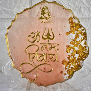 Adiyogi Inspired Resin Plate