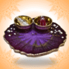 Lotus Resin Pooja Thali