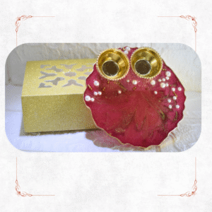 Resin Pooja Thali with Gift Box