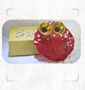 Resin Pooja Thali with Gift Box
