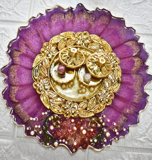 Floral Serenity Pooja Thali