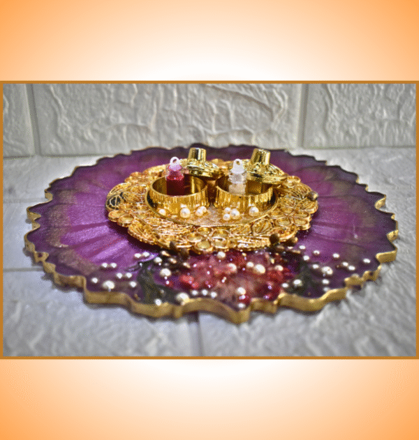 Floral Serenity Pooja Thali