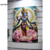Shree Krishna 3D Resin Lotus wall Panel | 3 x 2 Feet