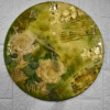 Elegant Botanical Resin Wall Clock