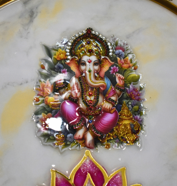 Ganpati Wall frame in Resin