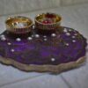 Lotus Resin Pooja Thali