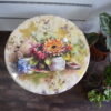Floral Resin Table – Vintage Style