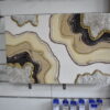 Geode Resin Wall Panel – Abstract Design with Crystals & Stones
