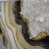 Geode Resin Wall Panel – Abstract Design with Crystals & Stones