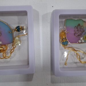 Rakhi cum Bracelet – Multicolor Ganesha with Pearl Drops