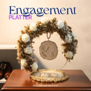 Luxury Engagement Resin Platter