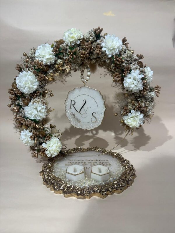 Luxury Engagement Resin Platter